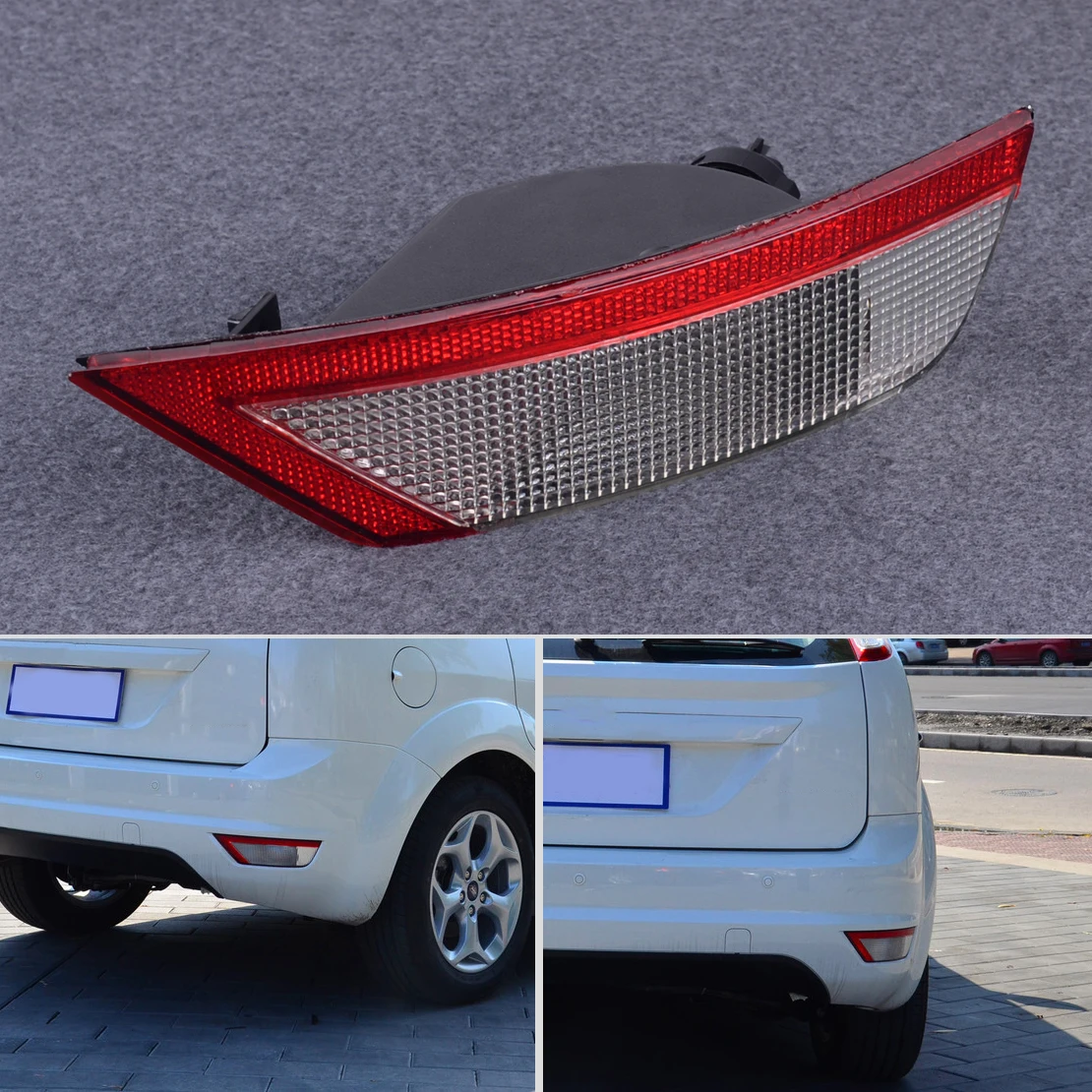 

DWCX новый белый правый задний противотуманный фонарь, отражатель бампера, лампа для Ford Focus 2008 2009 2010 2011 2012