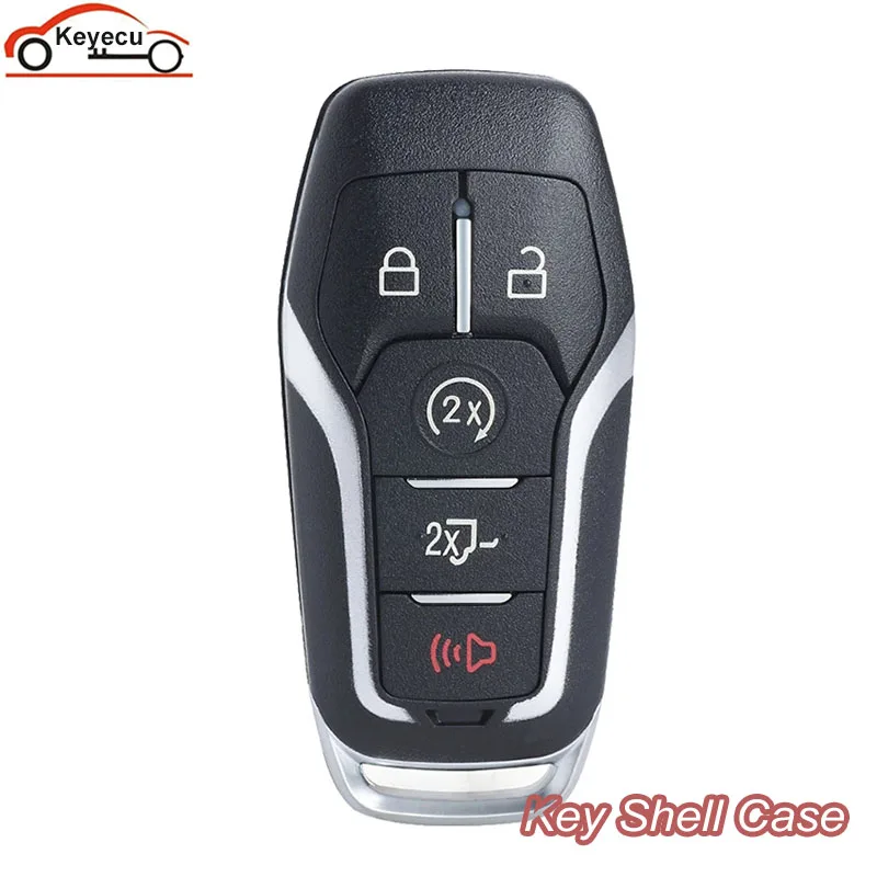 

Пульт дистанционного управления KEYECU для автомобиля, 5 кнопок, Корпус ключа для Ford Focus Edge S Max Mondeo Ka Explorer Fusion Galaxy 2015 2016 2017