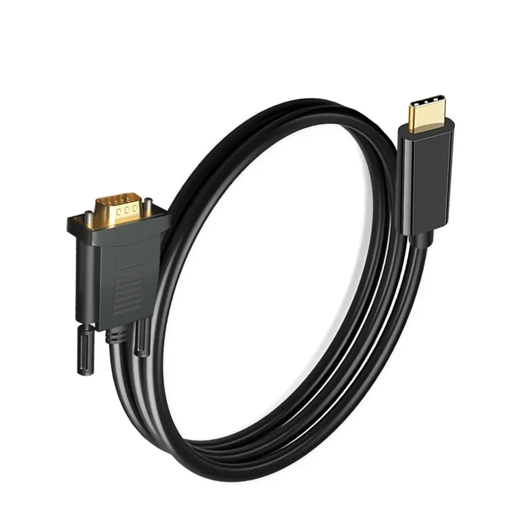 Кабель переходник с USB C на VGA 1080P Type 1 8 м|Кабели VGA| |
