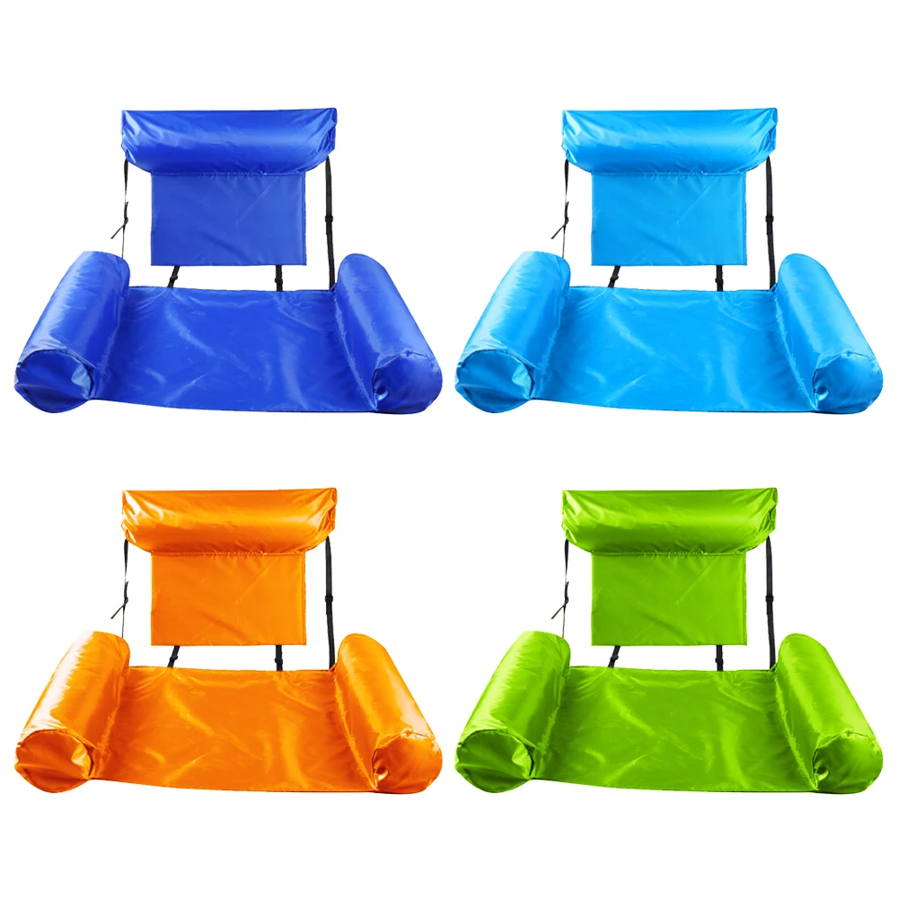 

PVC Summer Inflatable Foldable Floating Row Swimming Pool Water Hammock Air Mattresses Bed Beach Water Sports Lounger Chair