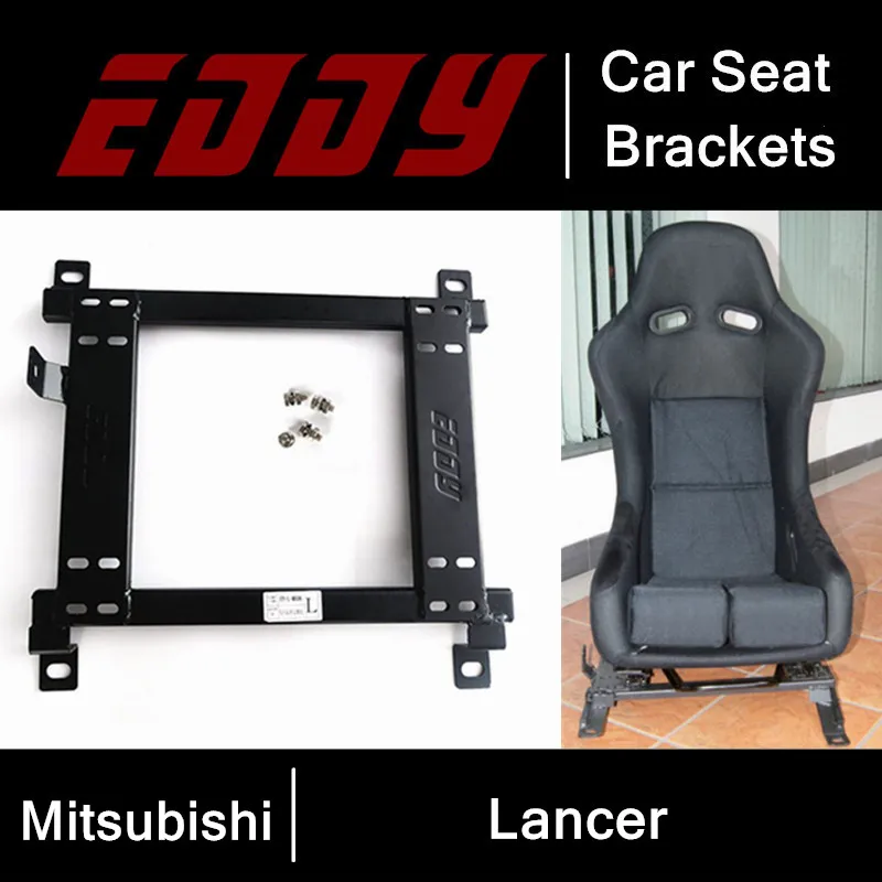

Высокопрочное основание автомобильного сиденья EDDY для Mitsubishi Lancer, железные нержавеющие кронштейны для крепления автомобильного сиденья, автозапчасти, аксессуары
