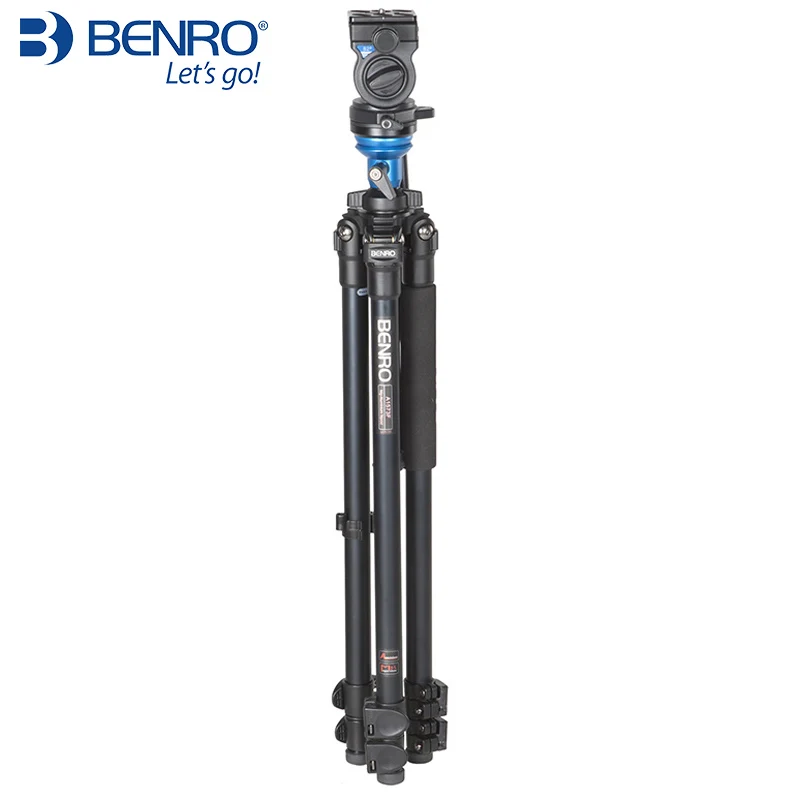 BENRO A1573FS2 Видео Штатив Профессиональный алюминиевый штатив для камеры с S2 видео