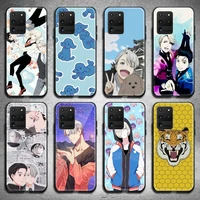 hot yuri on ice anime phone case for samsung galaxy s20 fe plus ultra s6 s7 edge s8 s9 plus s10 5g lite 2020