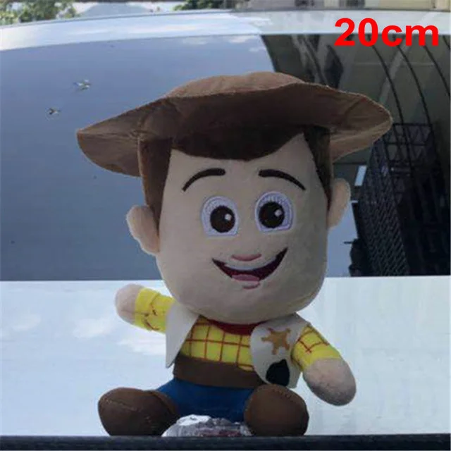 Woody Sitting 20cm Милая игрушка История 4 Шериф Вуди автомобиль кукла плюшевая игрушка снаружи подвесная игрушка милые авто аксессуары Автомобильный украшения игрушки 25/35/45 см - Цвет: Woody Sitting 20cm