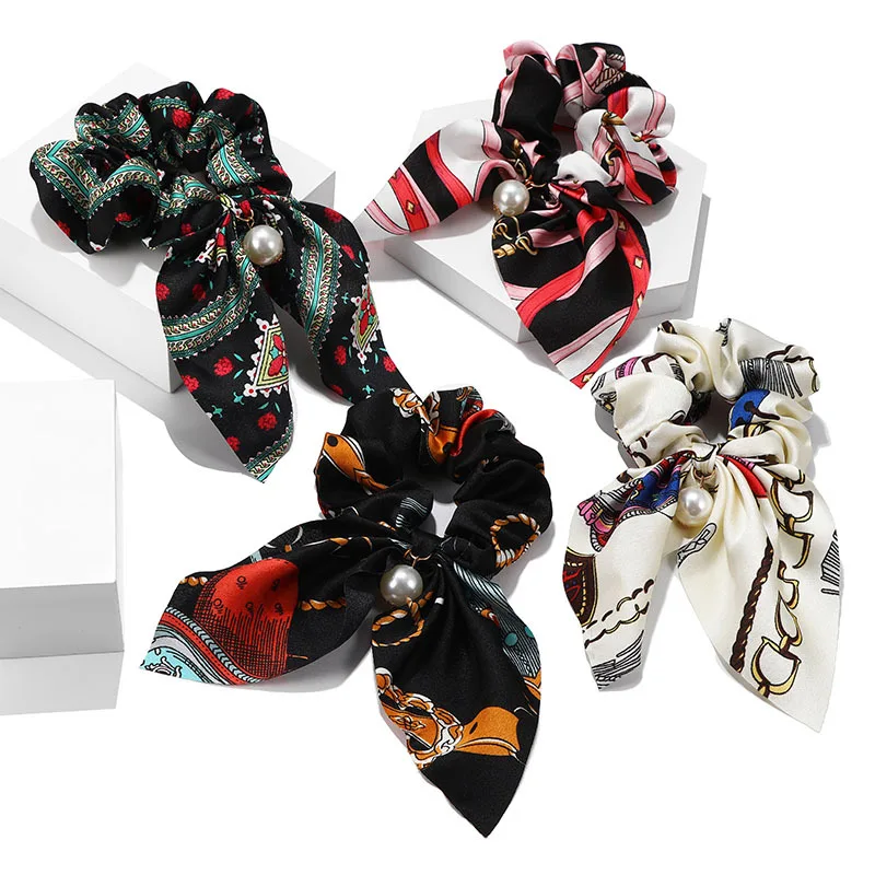 Этническое кольцо для волос с жемчужинами и кулоном женщин девушек веревка