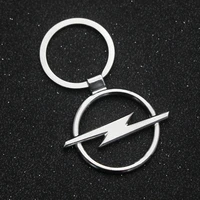 creative car badge keychain 3d metal keyring gifts pendant key chain accessories for opel astra h g corsa insignia antara meriva