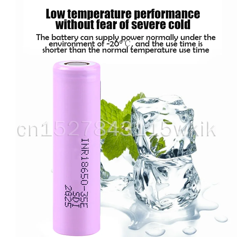 Литий ионный перезаряжаемый аккумулятор для samsung 35e фонарика электронной