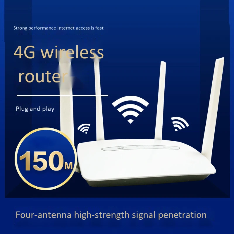 150 Мбит/с 4G Lte Cpe беспроводной маршрутизатор 3G/4G Мобильный Wi Fi Hotspot 4 внешних антенны