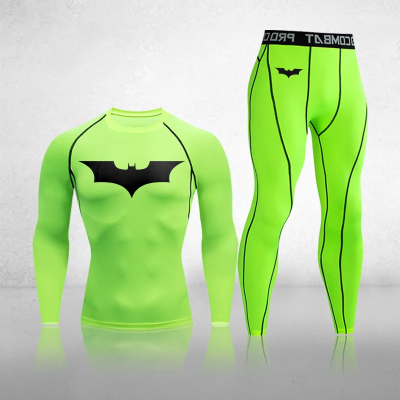 

2021 Men's Thermal Long Underwear Series Compression Shirt Sportswear Quick-Drying Running Clothes Jogging Training Gym Fitness