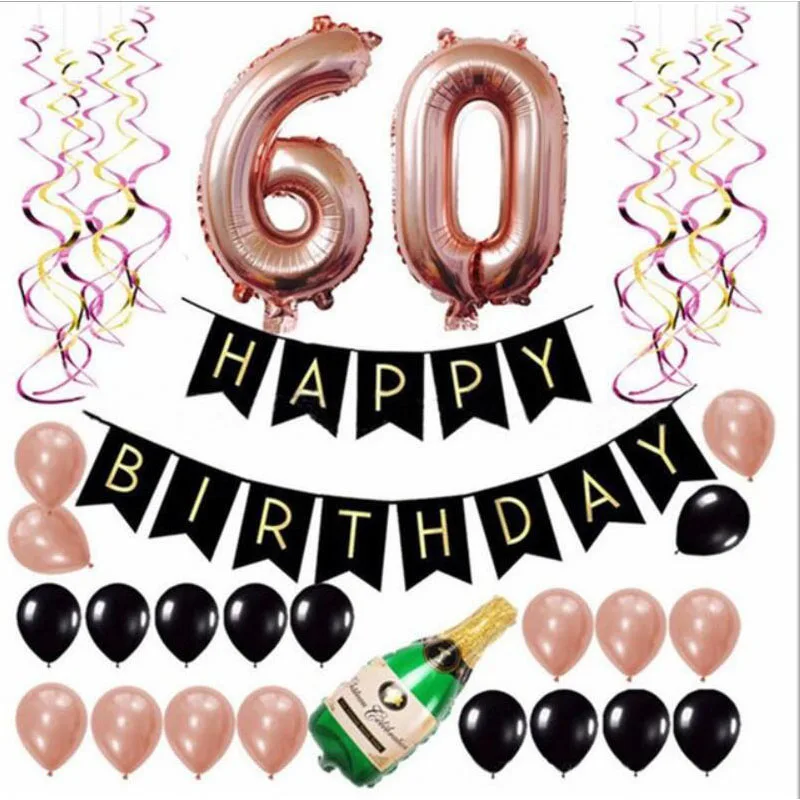 16 &quotфольгированный воздушный шар с буквенным принтом розовое золото Количество