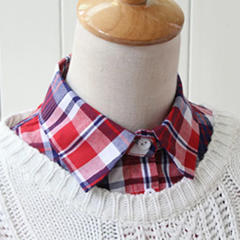 Женский накладной воротник съемный наполовину рубашка женские воротники |