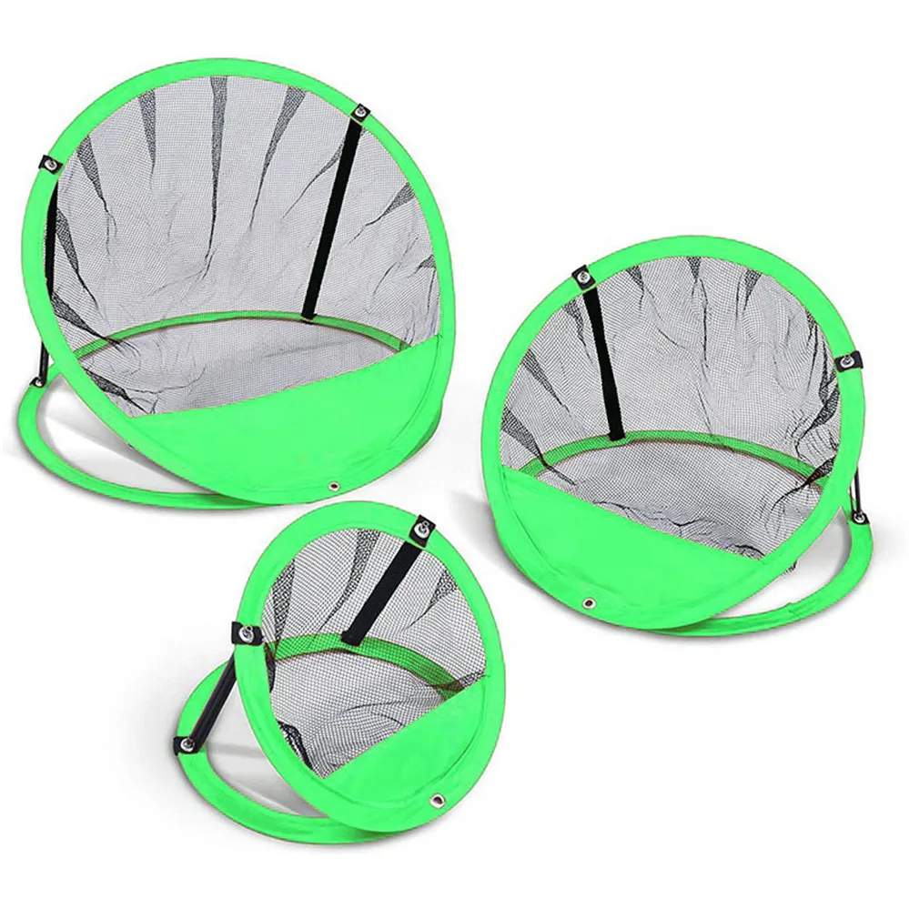 Online 3 Adet Golf Pop Up üçü Bir Arada Uygulama Net Kesme Gol Uygulaması Kapalı Ve Açık üç Parça Golf Ağı T Golf Eğitim Yardımları