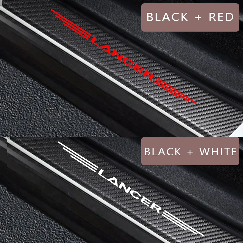 4 шт./компл. двери автомобиля порог крышка наклейки для Защитные чехлы сидений