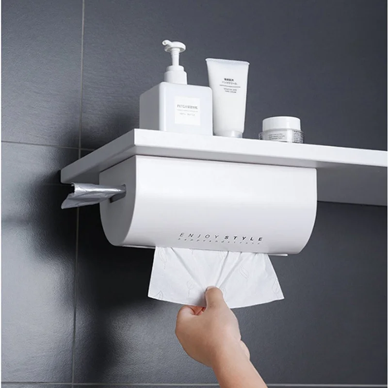 Multifunctional Bathroom Kitchen Wall-Mounted Tissue Dispenser Box Paper Towels Holder Storage Boxes ！ | Обустройство дома