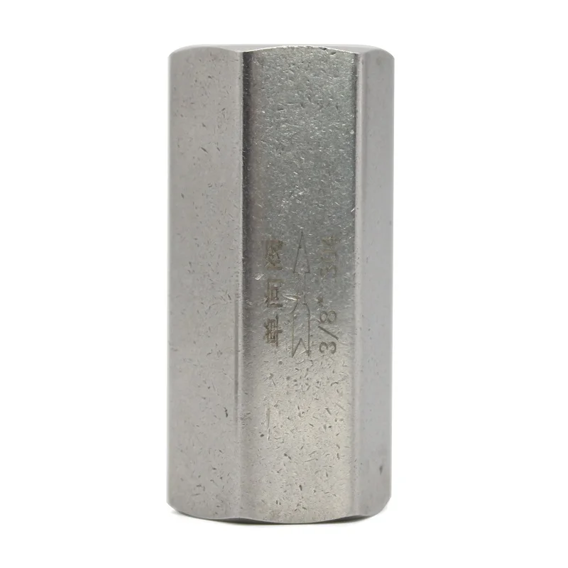 

304 Stainless Steel One way Check Valve Full Port 1/8" 1/4" 3/8" 1/2" 3/4" BSP Female pressure water