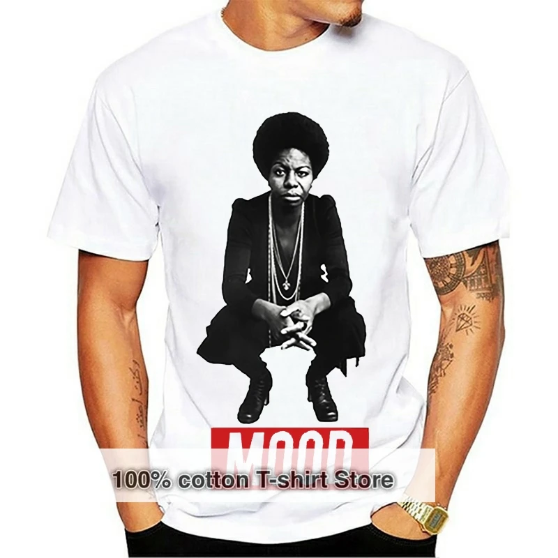 

Модная крутая Мужская футболка женская забавная футболка Нина Симон настроение (ISSA RAE) футболка с индивидуальным принтом