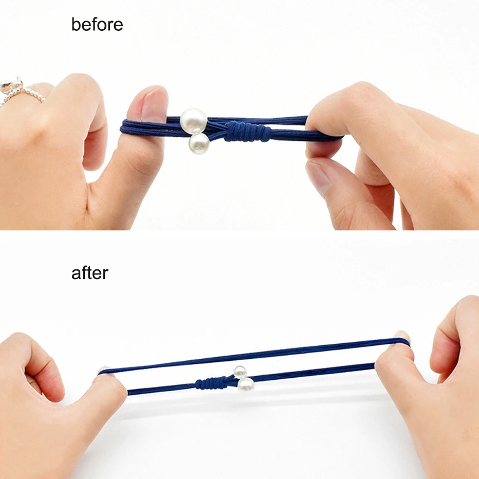 

Hair Rope Set Simple Kids Hair Ties Rubber Bands Girls Headwear Pearl Ponytail Elastic Band Hair Accessories Women Scrunchies