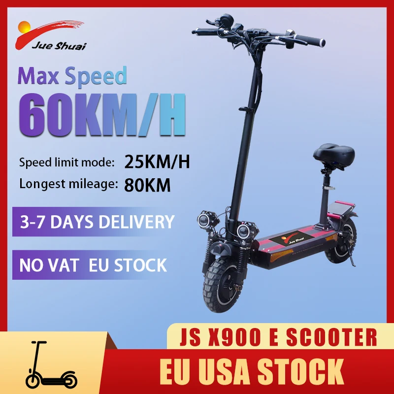 

2000W Dual Motor Electric Scooter with 48V 26AH Lithium Battery Foldable trotinette électrique 80KM Long Range 60KM/H Max Speed