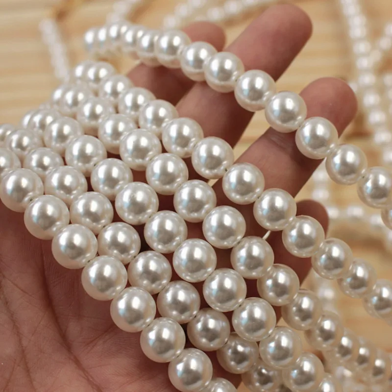 Retro Pearl Beaded Chain Bag Straps 40cm-120cm Shoulder Belt Purse Handle Diy Accessories O Handles | Багаж и сумки