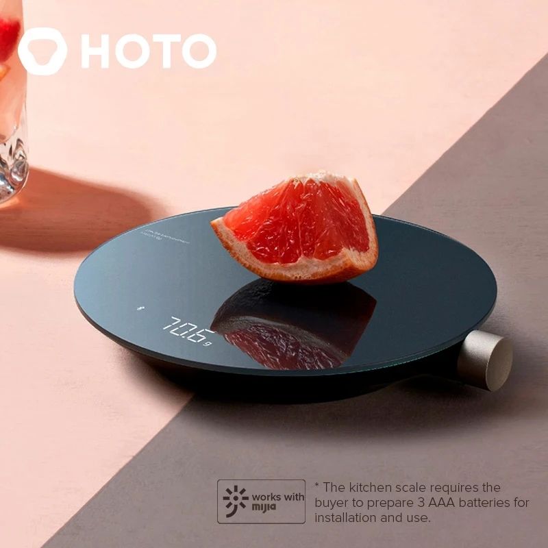 

Xiaomi HOTO Smart Kitchen Scale, Mi APP Electronic Scale, Mini Kitchen Scale, Food Weighing Measuring Tool, LED Digital Display