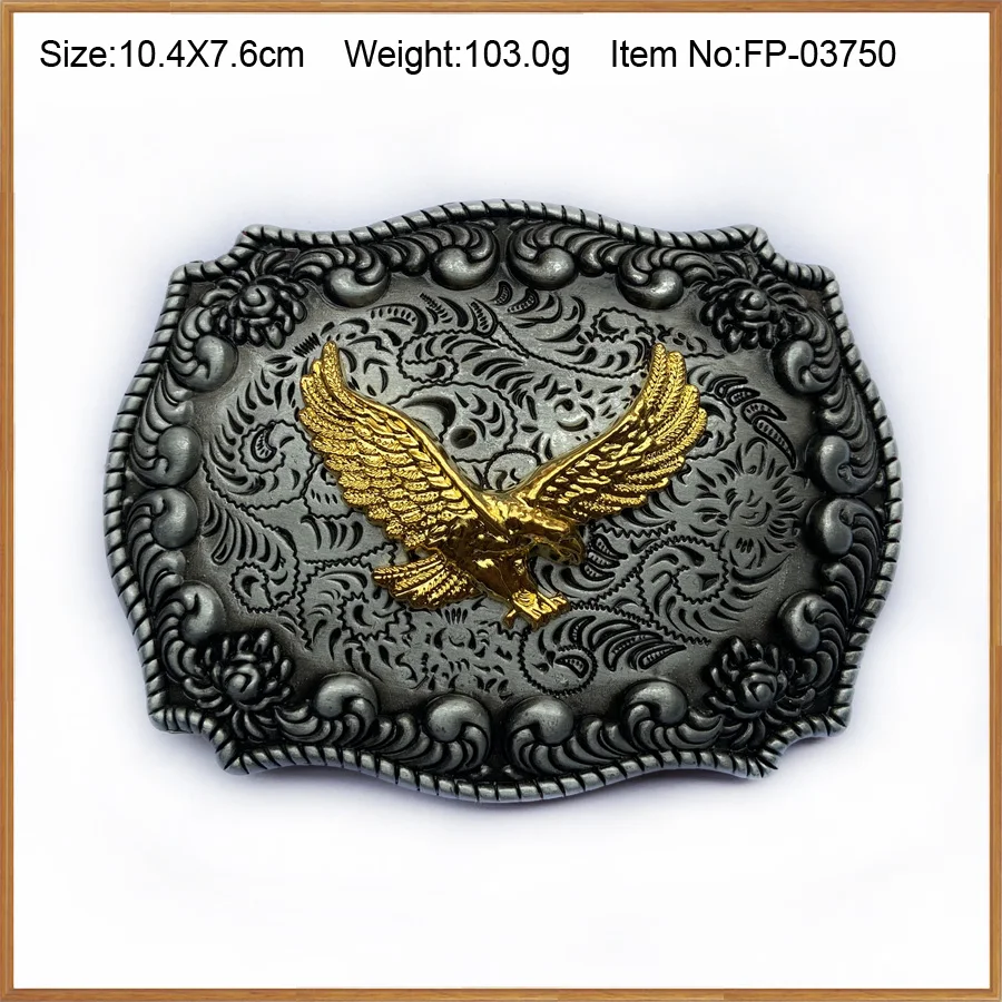 Пряжка Bullzine из цинкового сплава в ретро-стиле тяжелая Западная голова быка