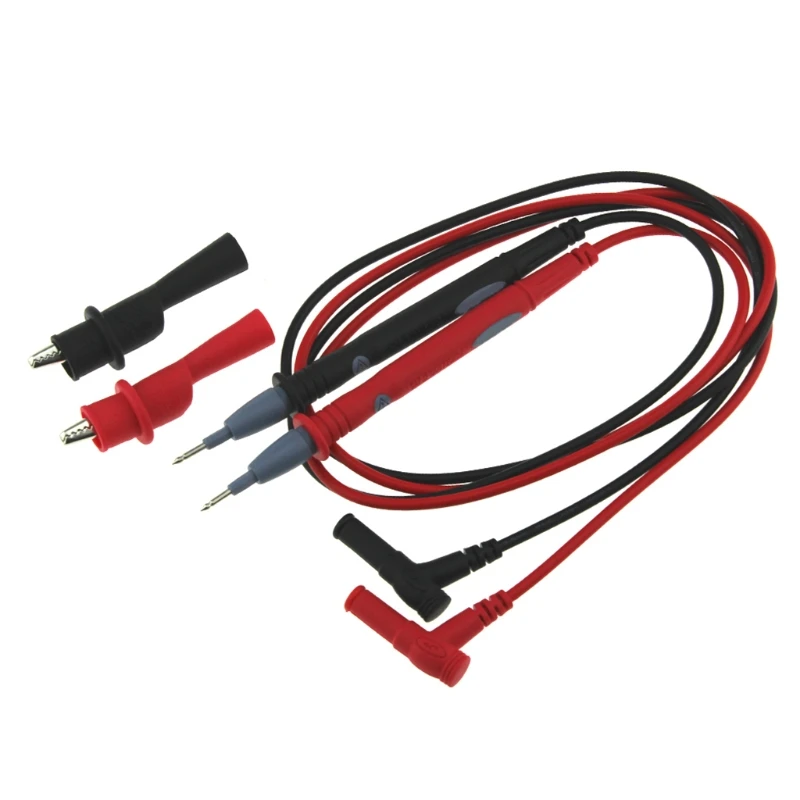 

1Pair Probe Test Cable Leads Pin 20A Needle Tip for Multimeter+ Alligator Pliers
