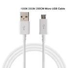 1 м2 м3 м Плетеный Micro USB кабель Синхронизация USB зарядное устройство кабель для Samsung S7 S9 HTC LG Huawei Xiaomi Android телефонные кабели провод