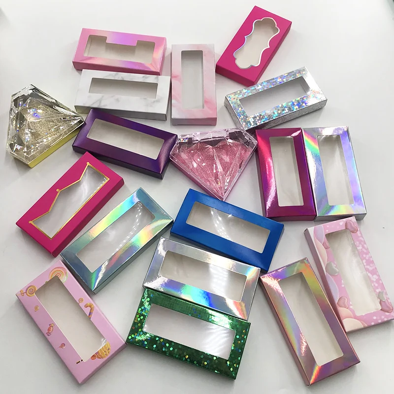 Оптовая продажа ресниц упаковочная коробка пустые ресницы картонная бумага