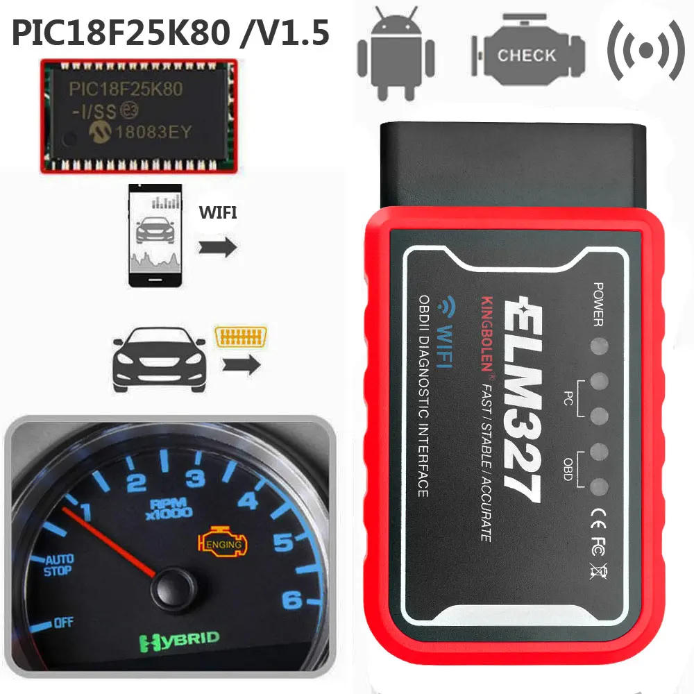 OBDII OBD 2 ELM 327 CAN BUS считыватель кодов для Mazda 3 5 6/CX 5/ Premacy 2001 /RX8 диагностический