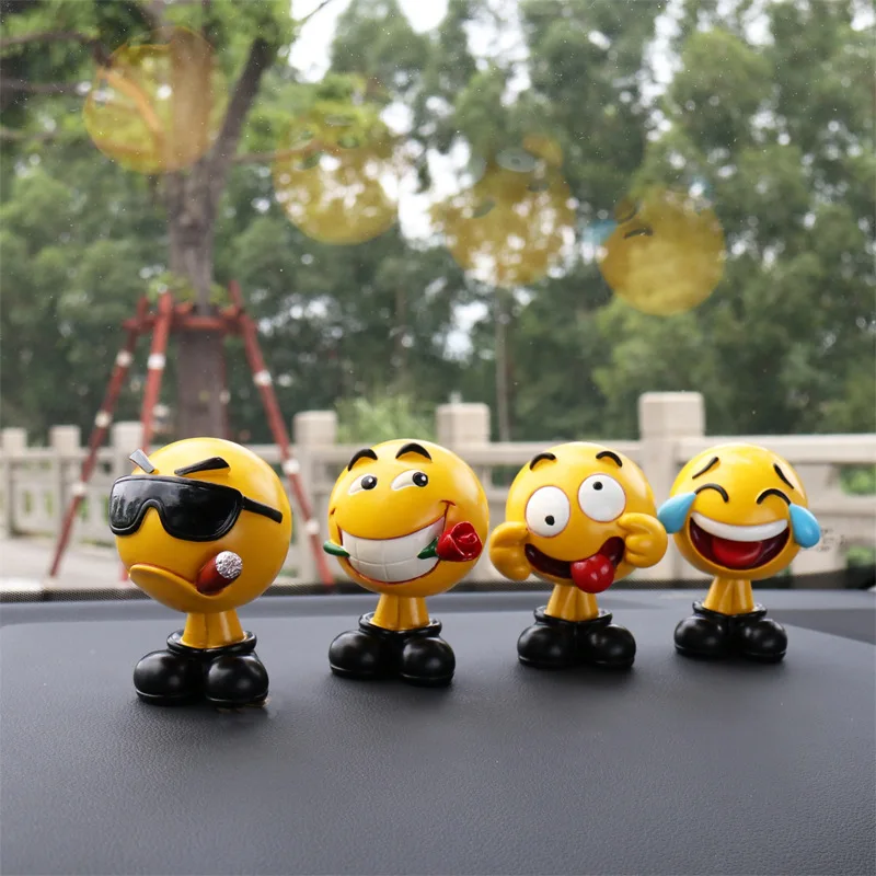 

Moving head car interior decoration decoration car cute car car creative