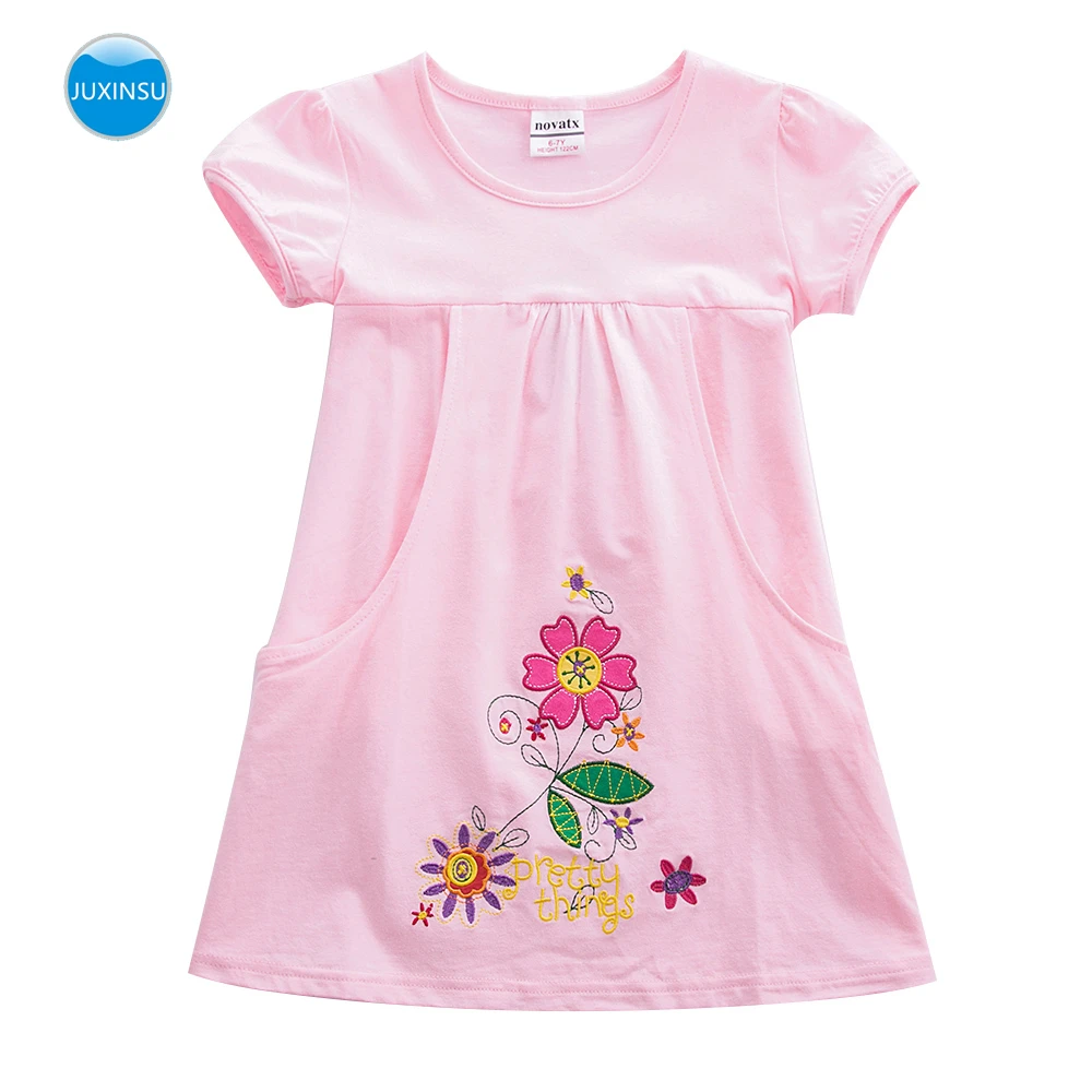 Летний джинсовый костюм для девочек JUXINSU повседневные платья без рукавов милый