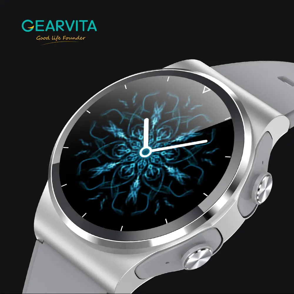 Смарт часы GEARVITA GT69 TWS наушники пульсометр артериальное давление кислород BT
