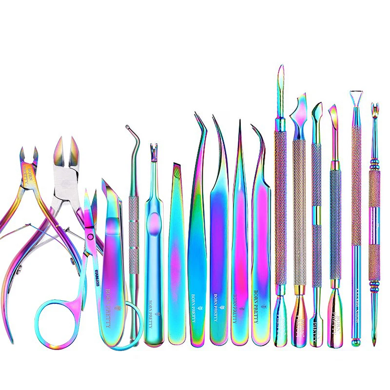 Хамелеоновый Пинцет для удаления кутикулы пинцет бровей мини омертвевшей кожи