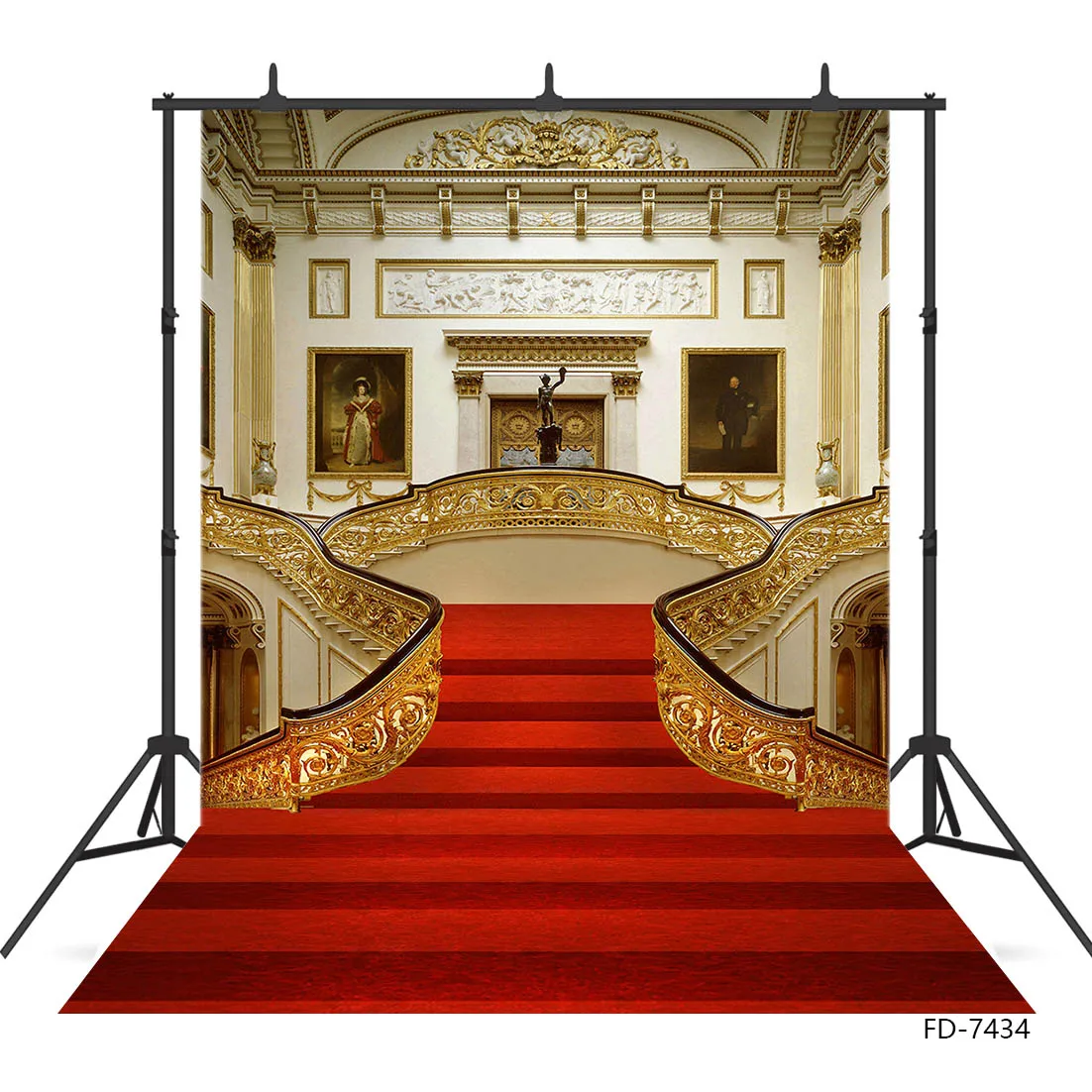 

Винтажные роскошные виниловые фоны для студийной фотосъемки с изображением дворца лестницы для детской свадебной фотосъемки