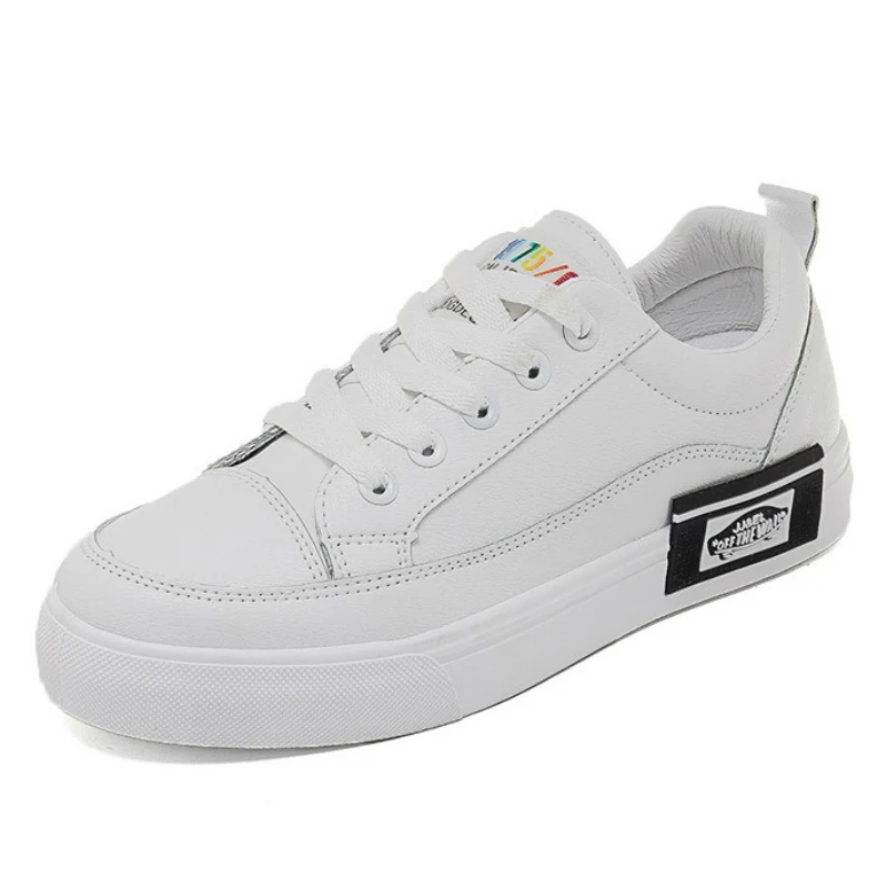

Harajuku Classics Platform Shoes Women Fashion Sneakers Casual Loafers Woman Low-cut White Shoes Qualtiy PU Student Skateboard