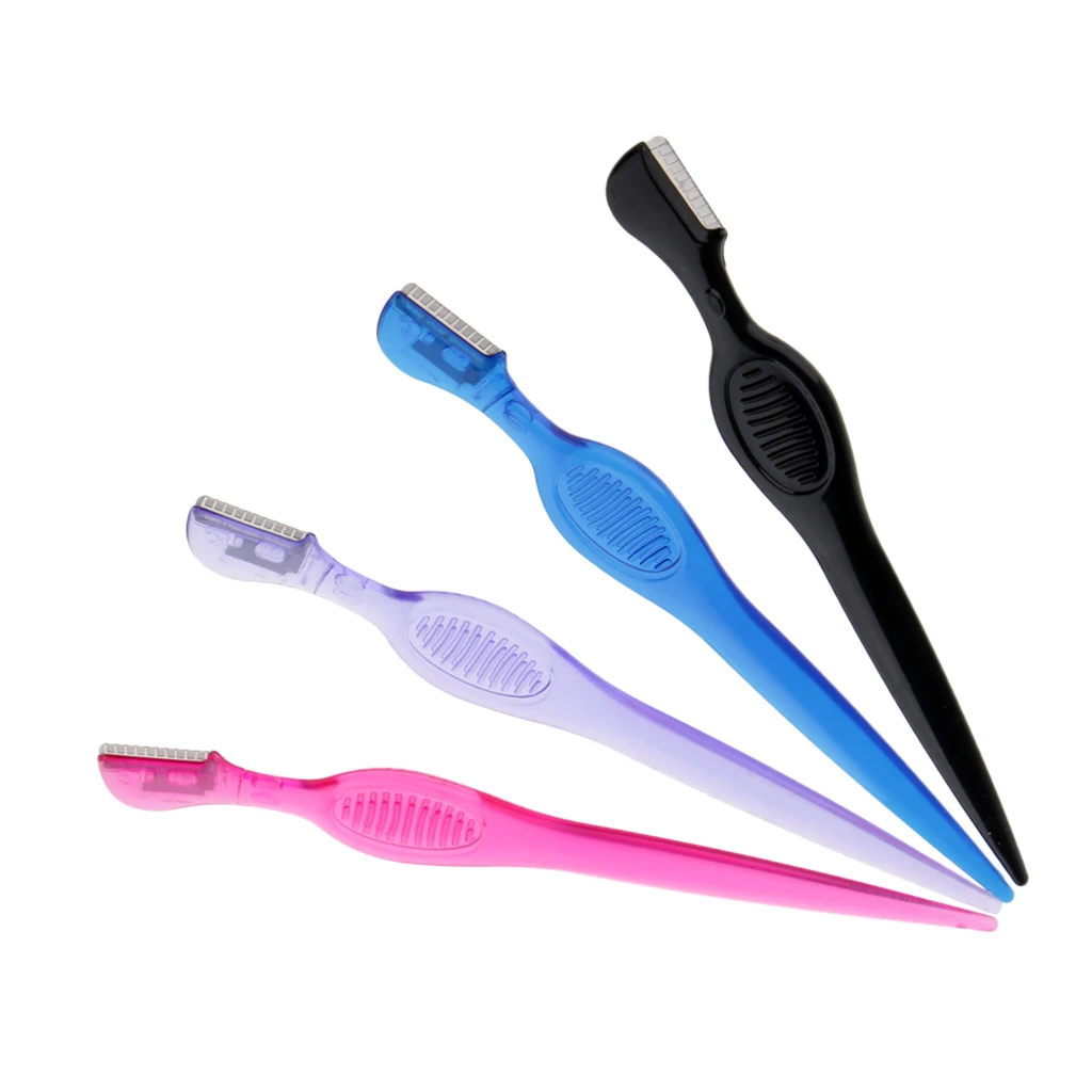 

4 Women's Makeup Facial Tool Eyebrow Lip Razor Trimmer Shaper Shaver