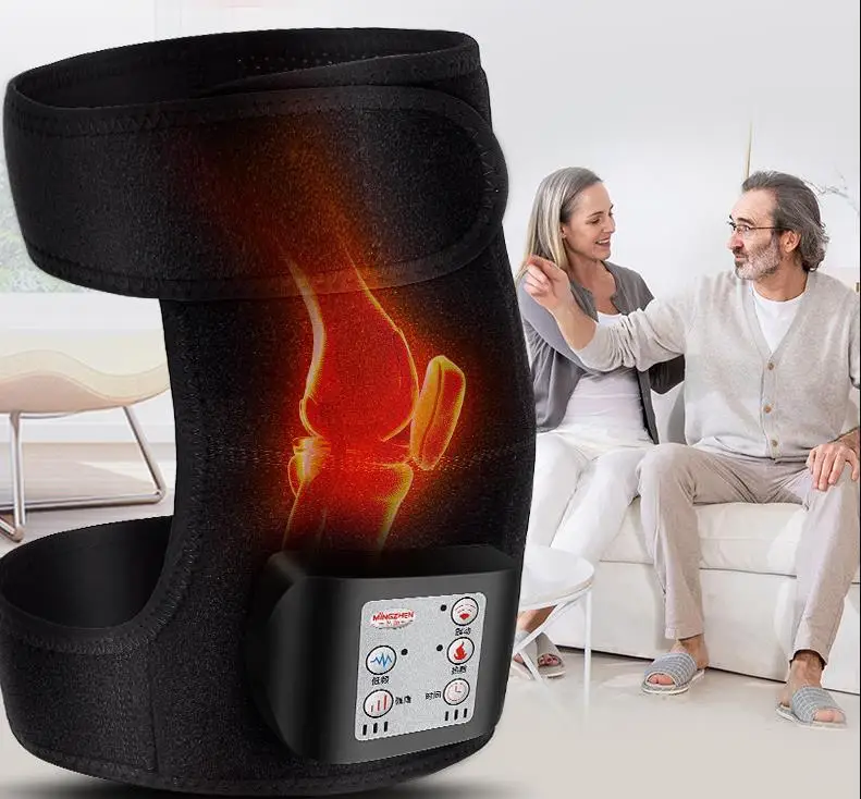Jual Terapi Panas Lutut Penopang Brace Wrap Dipanaskan Pijat Getaran Sendi Lutut Pereda Nyeri Arthritis Rematik Perawatan Inframerah Jauh