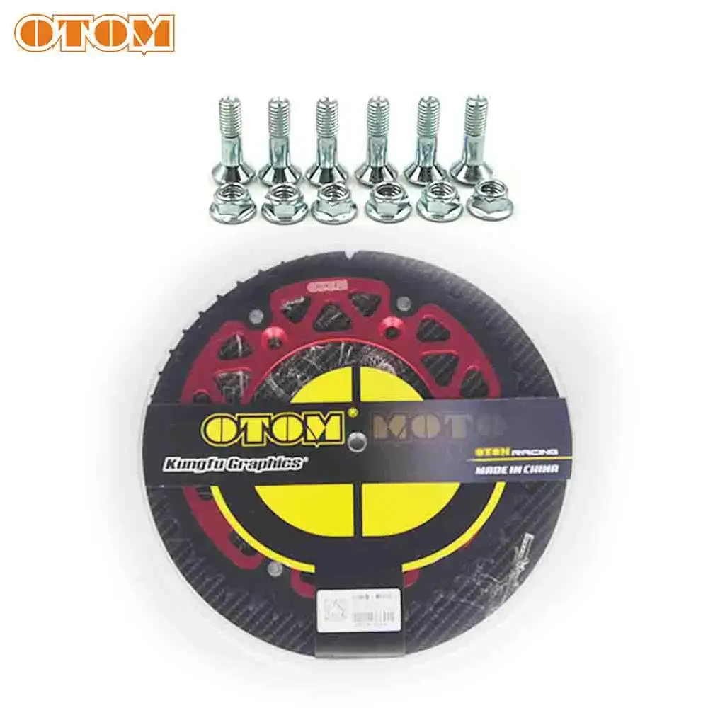 Задняя цепная Звездочка OTOM 48T для мотоцикла двойные звездочки стальной алюминиевый цепной поднос HONDA CR250 CRF250X