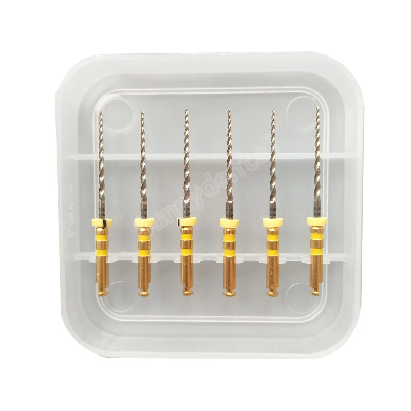 1box F5 21mm Стоматологический Maillefer NiTi Protaper универсальные файлы для использования двигателя роторный файл F4 F5 стоматологические отделочные файлы корневого канала стоматологический инструмент - Цвет: 1box F5 21mm