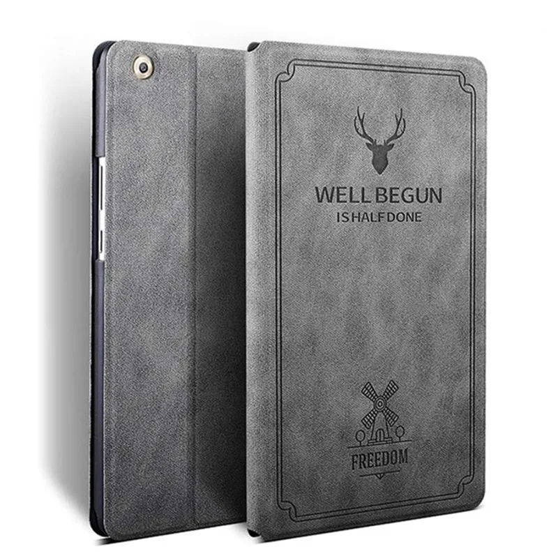 

Deer Leather Smart Case For Huawei MediaPad M5 10.8 / 10 Pro CMR-AL09 CMR-W09 Auto Wake Sleep Stand Flip Cover + film