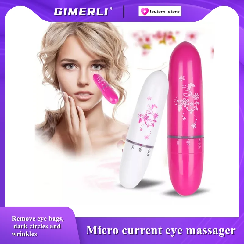 

Portable Mini Electric Eye Massage Pen Vibration Massager Eye Care Beauty Machine Remove Wrinkles Dark Circles Puffiness