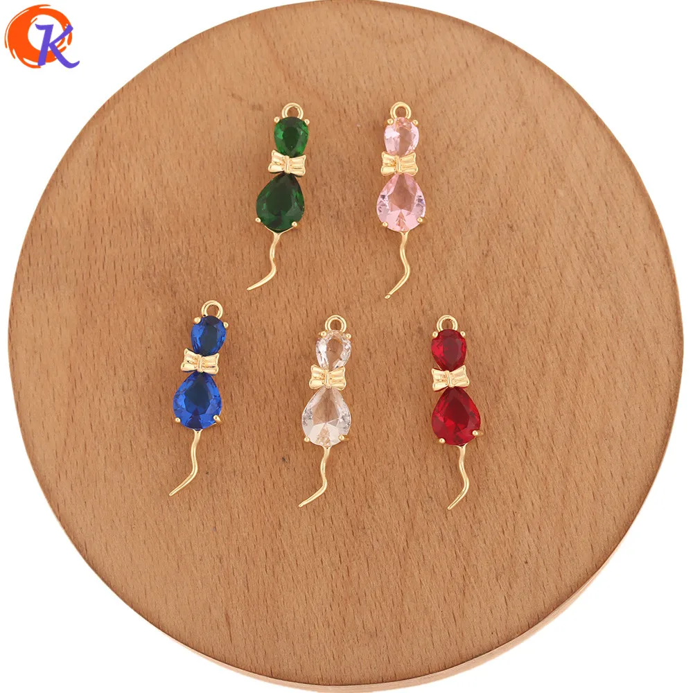 Аксессуары для ювелирных изделий Cordial Design 20 шт. 7*29 мм/подвески из кубического