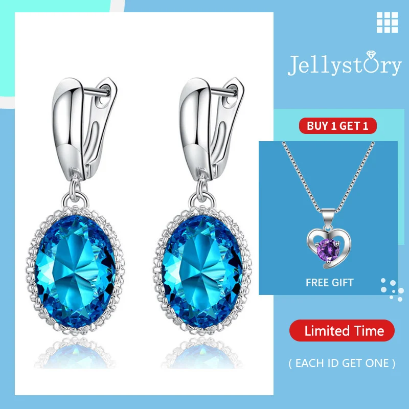 Jellystory Новый Серебряный 925 ювелирные изделия из жемчуга для женщин серьги с