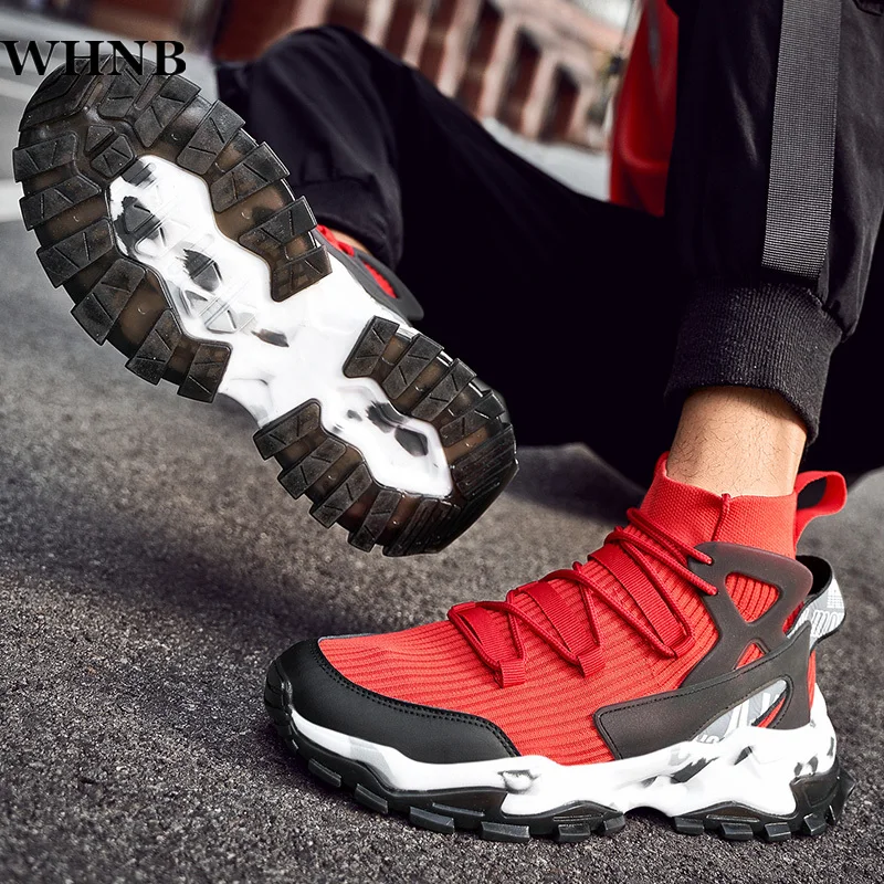 

WHNB Top Sock Sneakers Men Fashion Comfortable Dad Shoes Big Size Male Outdoor Walking Footwear Tenis Masculino Chaussure Homme