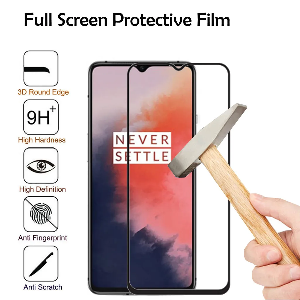 Защитная пленка Ouhaobin для экрана OnePlus 7T прозрачная из закаленного стекла