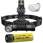 Оригинальное зарядное устройство Nitecore HC33 фар CREE XHP35 светодиодный 1800 люмен Высокая производительность налобный фонарь + 3500 мАч 18650 батарея