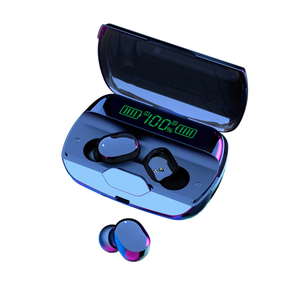 

TWS Bluetooth Earphone Wireless Headphone Stereo Sport Min Game Headset Earbuds Microphone With Charging Box For Smart Phone