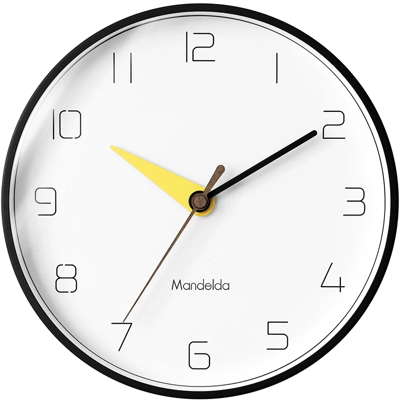 Настенные часы Simplewall с механизмом тихие простые минималистичные настенные в