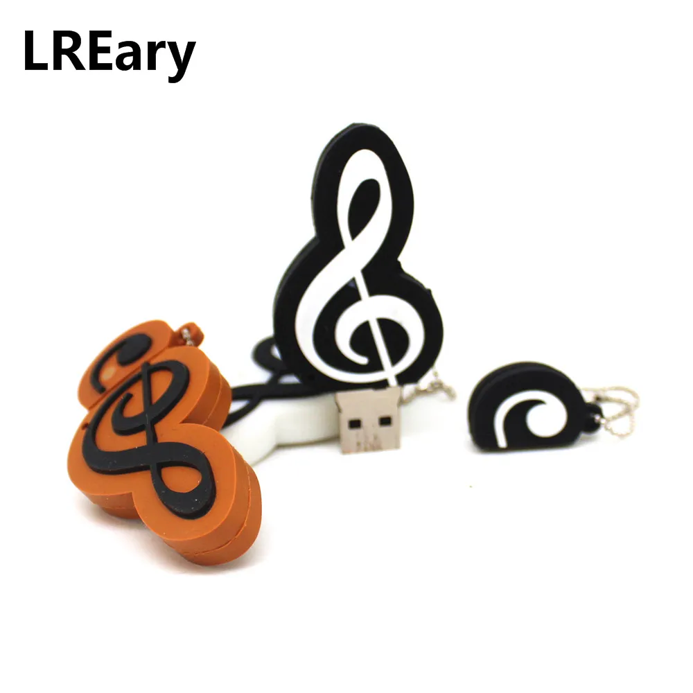 4 вида стилей с мультипликационным принтом в виде скрипичного ключа карту флэш