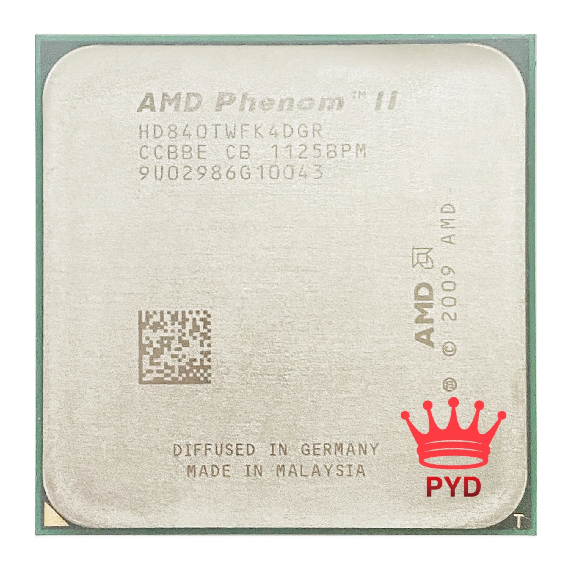 Четырехъядерный процессор AMD Phenom II X4 840T 2 9 ГГц HD840TWFK4DGR разъем AM3|Процессоры| |